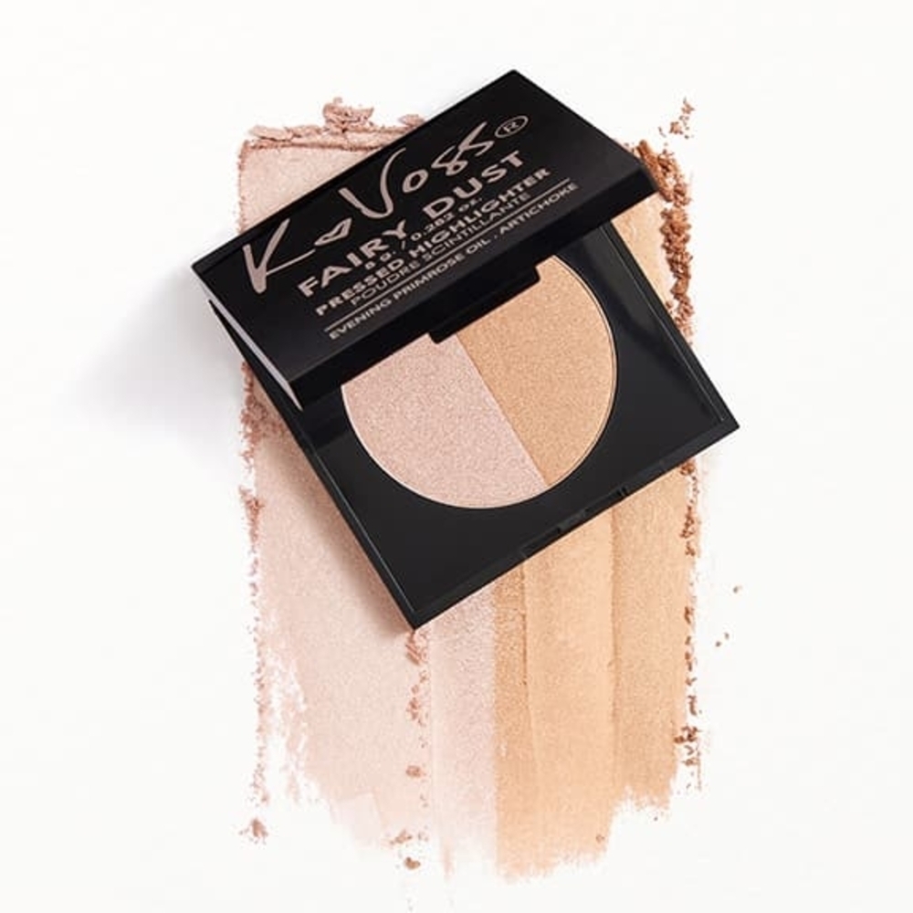 K Voss Fairy Dust Pressed Highlighter - Moonlight & Sunkissed